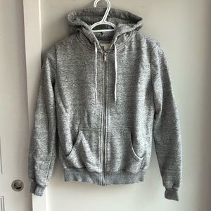 H&M Grey Zip-Up Hoodie